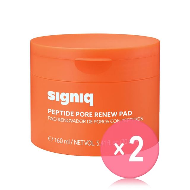 dot solution-signiq Peptide Pore Renew Pad 2pcs Bundle Set-70 Pads X 2 Pcs