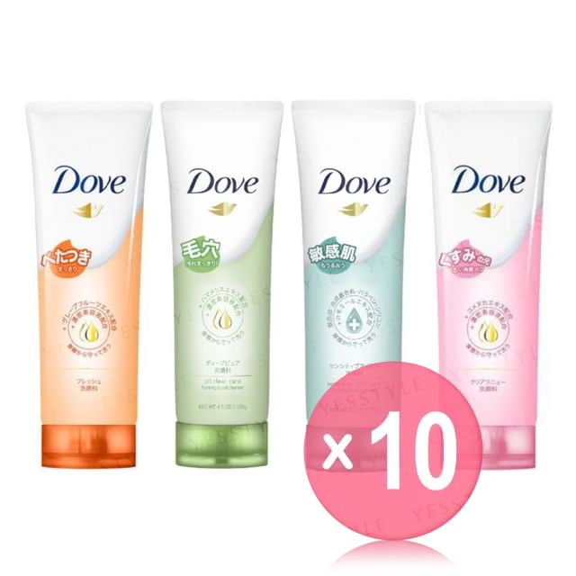 Dove Japan-Facial Cleansing Foam 10pcs Bundle Set
