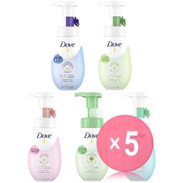 Dove Japan-Facial Cleansing Mousse 5pcs Bundle Set