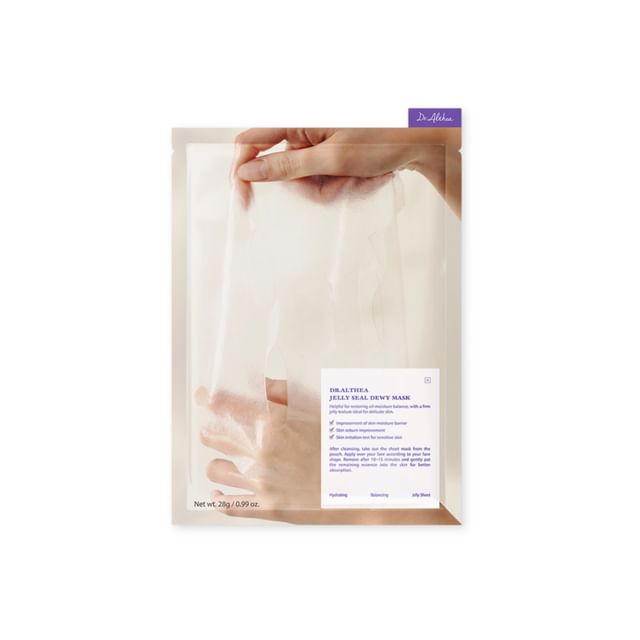 Dr- Althea-Jelly Seal Dewy Mask Set - Kit de Máscaras Faciais-28 G X 4 Unid