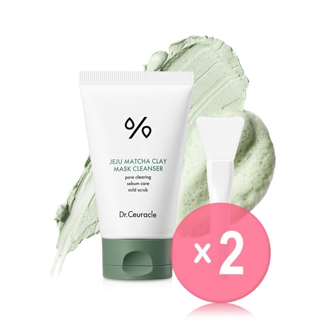 Dr- Ceuracle-Jeju Matcha Clay Mask Cleanser 2pcs Bundle Set
