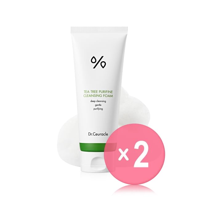 Dr- Ceuracle-Tea Tree Purifine Cleansing Foam 2pcs Bundle Set