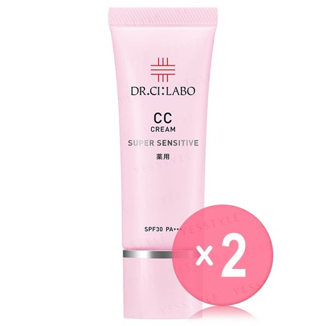 DR-Ci-Labo-CC Cream Super Sensitive SPF 30 PA 2pcs Bundle Set