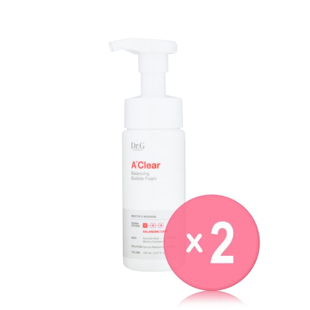 Dr-G-AClear Balancing Bubble Foam 2pcs Bundle Set