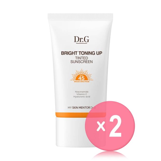 Dr-G-Bright Toning Up Tinted Sunscreen 2pcs Bundle Set