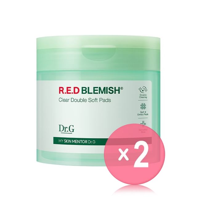 Dr-G-RED Blemish Clear Double Soft Pads 2pcs Bundle Set