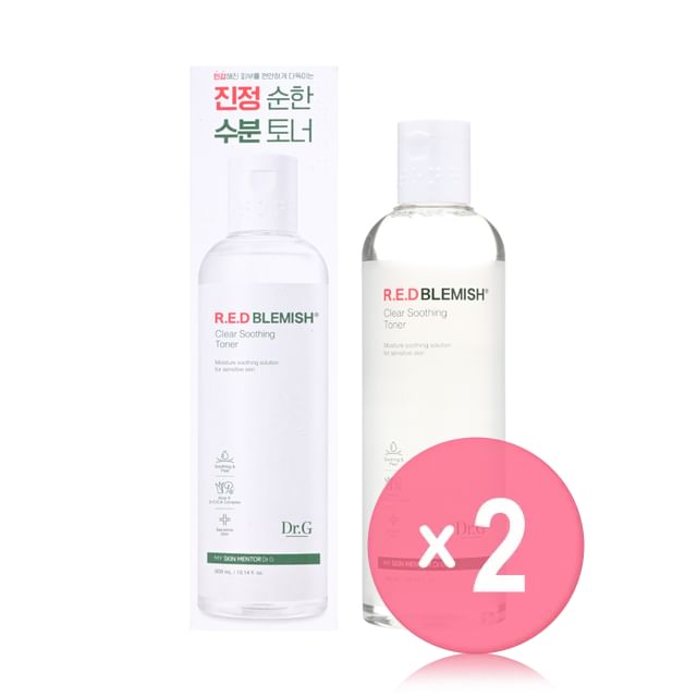 Dr-G-RED Blemish Clear Soothing Toner 2pcs Bundle Set