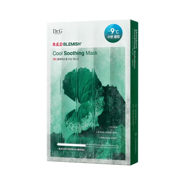 Dr.G - R.E.D Blemish Cool Soothing Mask 5 pcs Set | YesStyle