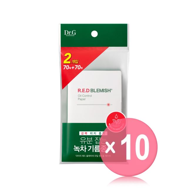 Dr-G-RED Blemish Oil Control Paper Set 10pcs Bundle Set