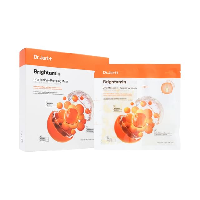 Dr- Jart-Brightamin Brightening Plumping Mask Set-5 Pezzi