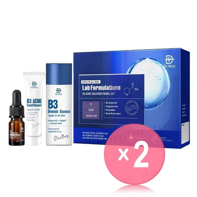 Dr- May-B3 Acne Solution Travel Set 2pcs Bundle Set