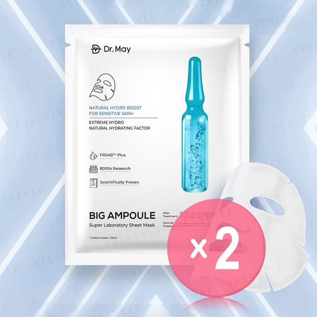 Dr- May-Big Ampoule Super Laboratory Sheet Mask 2pcs Bundle Set