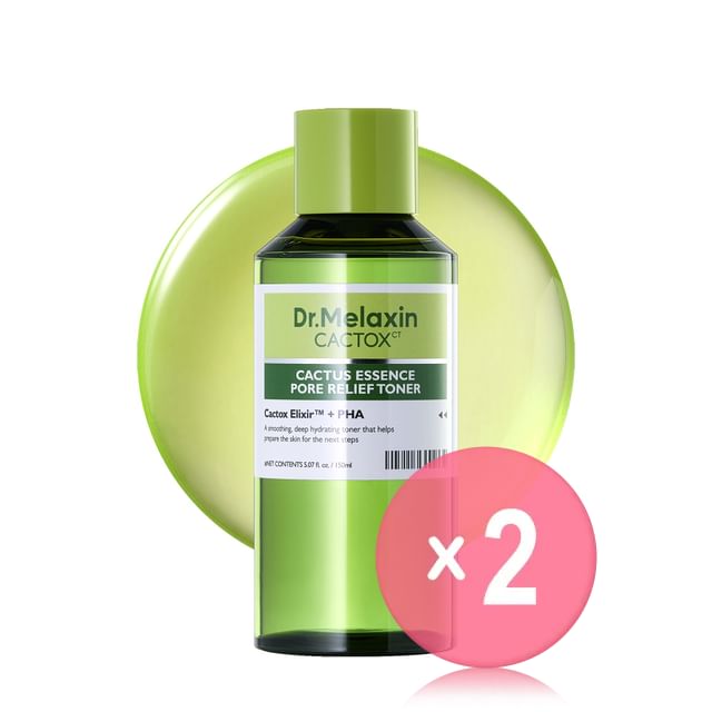 Dr-Melaxin-Cactox Cactus Essence Pore Relief Toner 2pcs Bundle Set