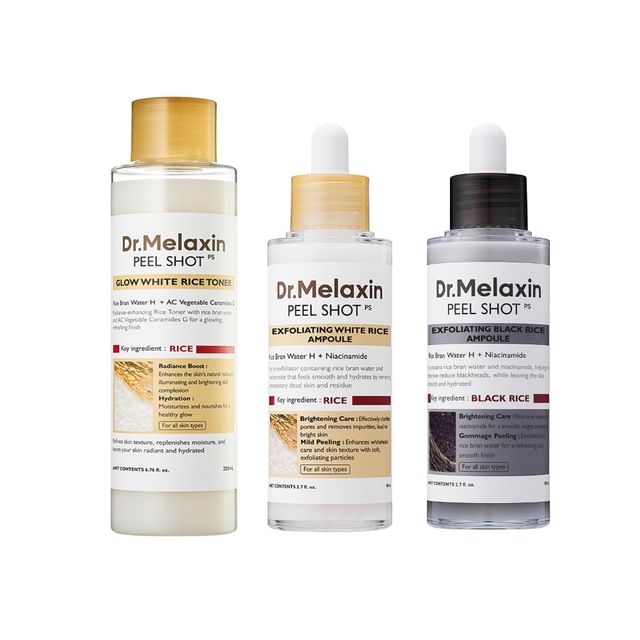 Dr-Melaxin-Peel Shot Care Bundle Set