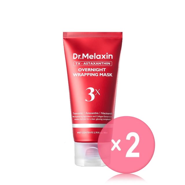 Dr-Melaxin-TX-Astaxanthin Overnight Wrapping Mask 2pcs Bundle Set