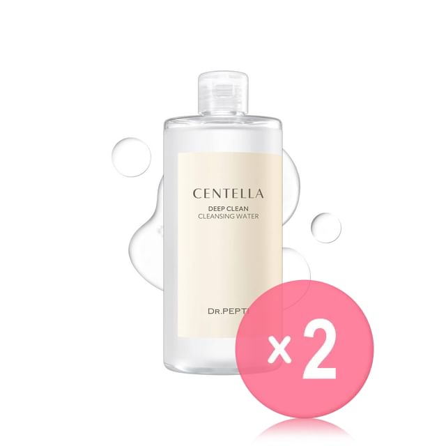 DR-PEPTI-Centella Deep Clean Cleansing Water 2pcs Bundle Set