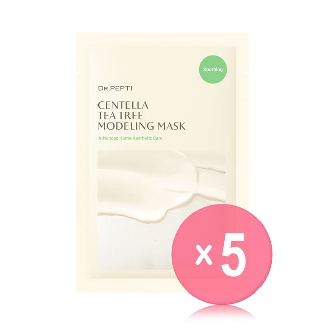 DR-PEPTI-Centella Tea Tree Modeling Mask Refill Only 5pcs Bundle Set