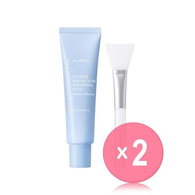 DR-PEPTI-Peptide Water Glow Wrapping Mask Set 2pcs Bundle Set