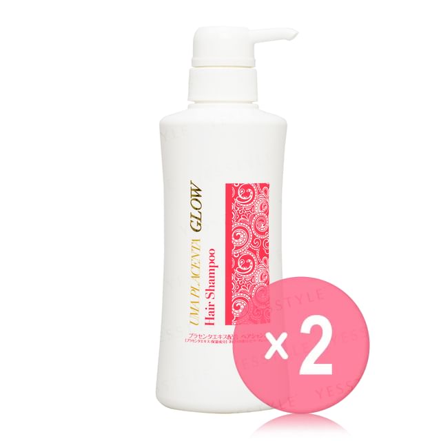 Dr-pro labo Japan-Uma Placenta Glow Shampoo White 2pcs Bundle Set