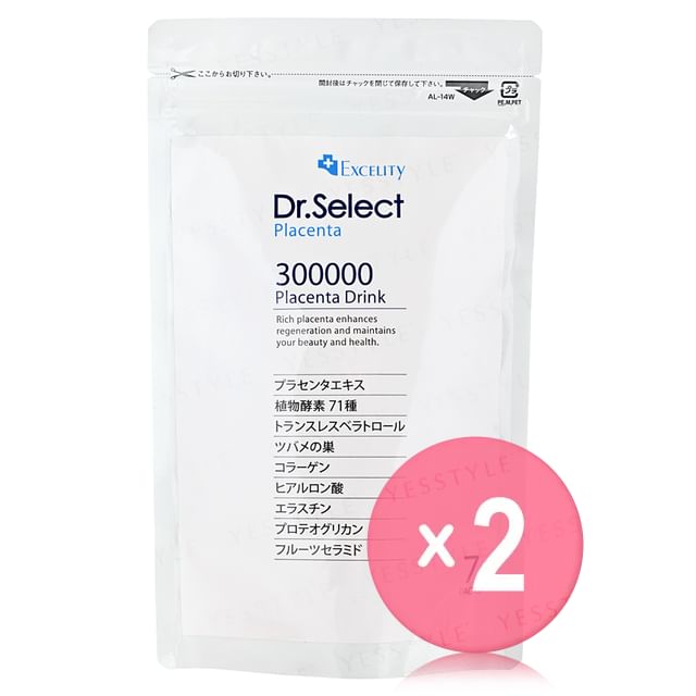 Dr-Select-300000 Placenta Drink 2pcs Bundle Set