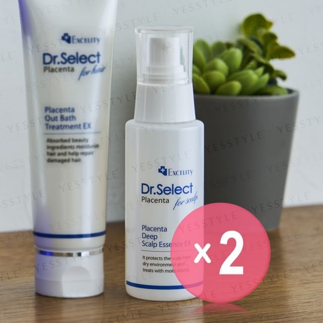 Dr-Select-Excelity DrSelect Placenta Deep Scalp Essence EX 2pcs Bundle Set
