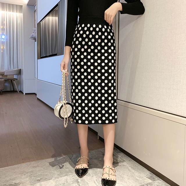 Dragan Pulse-High Rise Plaid Midi Skirt
