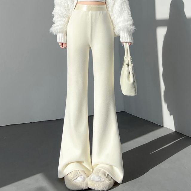 Dragan Pulse-High Rise Plain Flared Pants