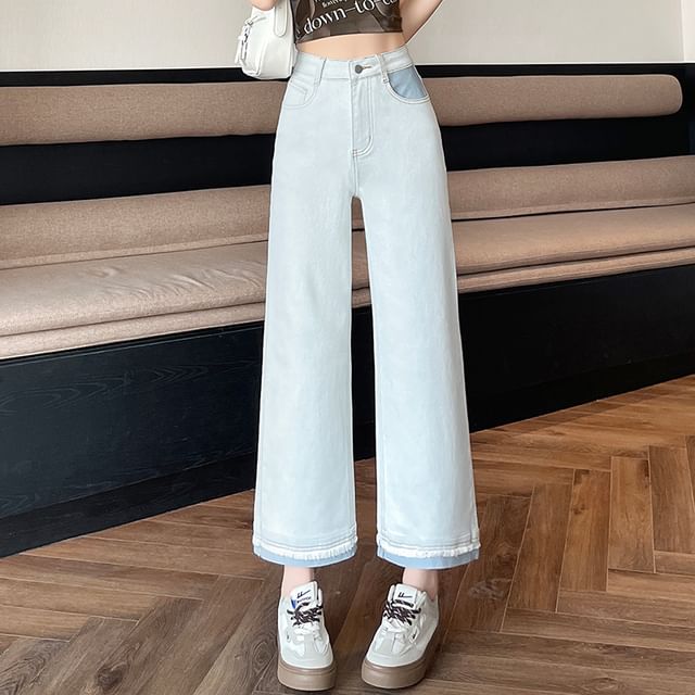 Dragan Pulse-High Rise Wide Leg Jeans