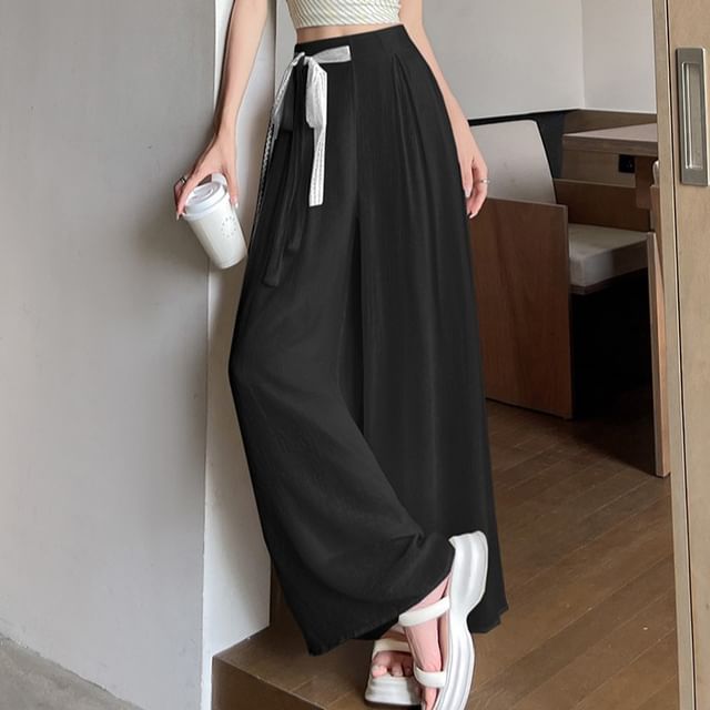 Dragan Pulse-High Waist Plain Culottes