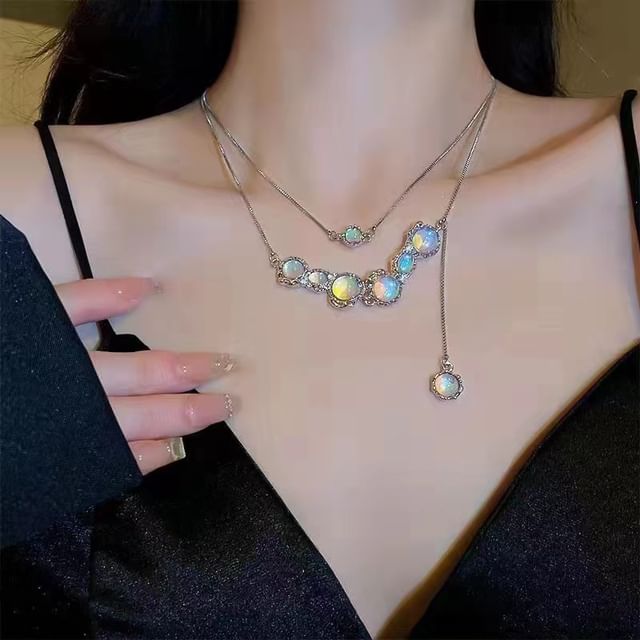 Drexxiax-Beaded Necklace Set