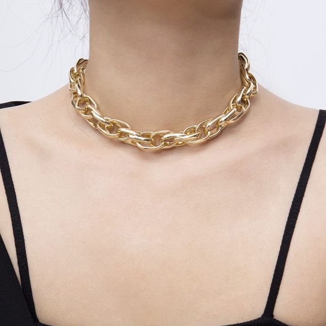 Drexxiax-Chunky Aluminum Choker