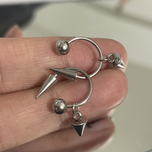 Drexxiax-Spiked Ear Cuff