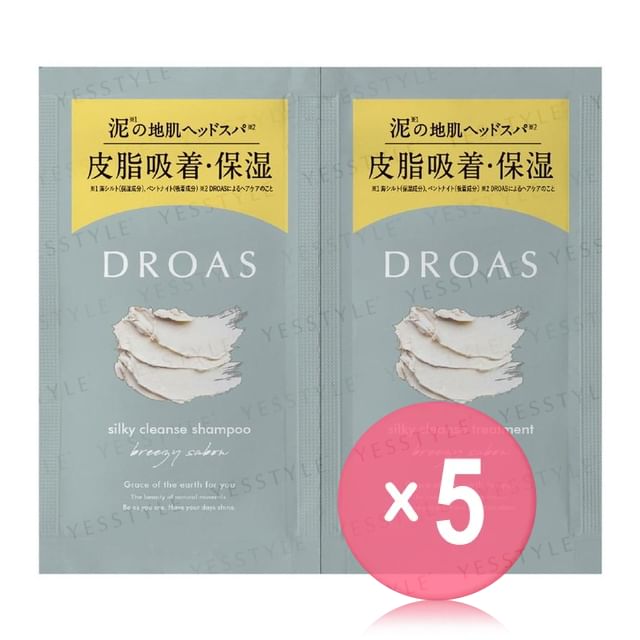 DROAS-Silky Cleanse Shampoo Treatment Trial Set 5pcs Bundle Set
