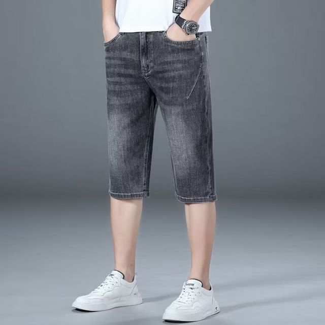Dukakis-Mid Rise Washed Jorts