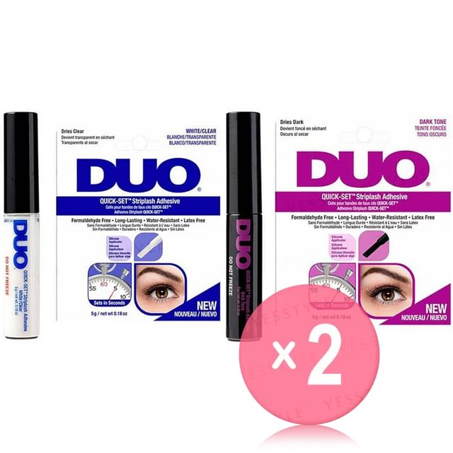 DUO Adhesives-Quick-Set Striplash Adhesive 2pcs Bundle Set
