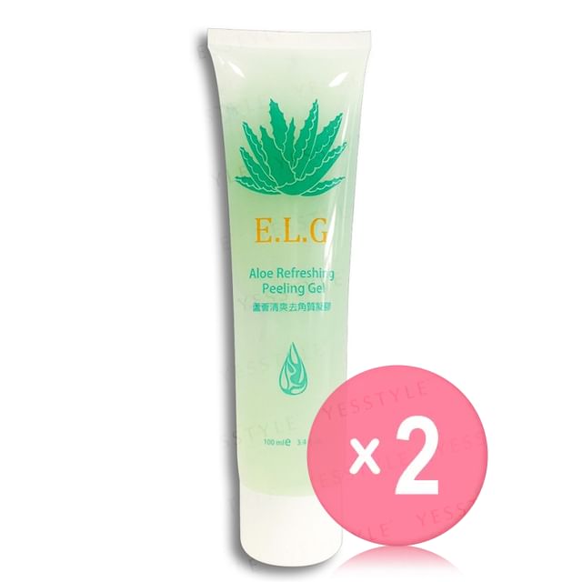 E-L-G-Aloe Refreshing Peeling Gel 2pcs Bundle Set