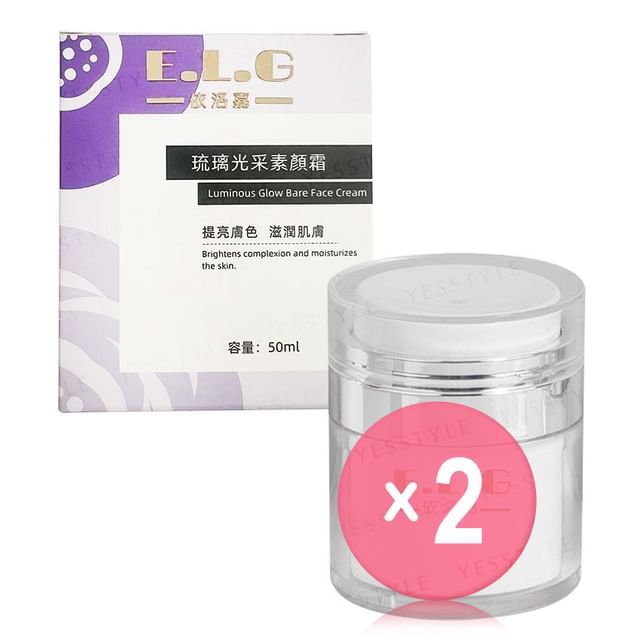 E-L-G-Luminous Glow Bare Face Cream 2pcs Bundle Set