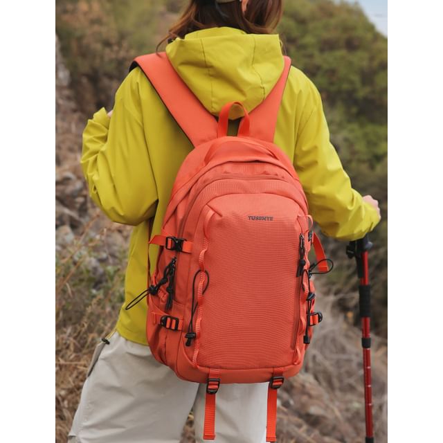EAVALURE-Drawstring Buckle Outdoor Backpack