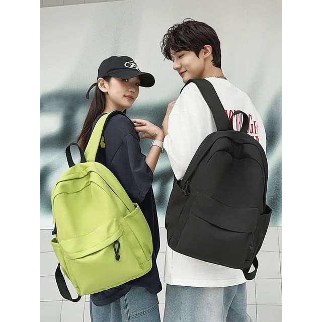 EAVALURE-Plain Backpack