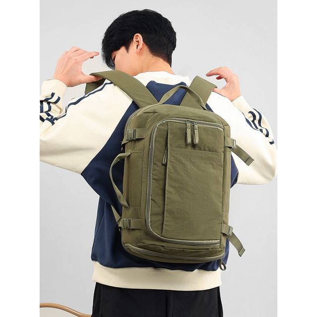 EAVALURE-Plain Travel Laptop Backpack