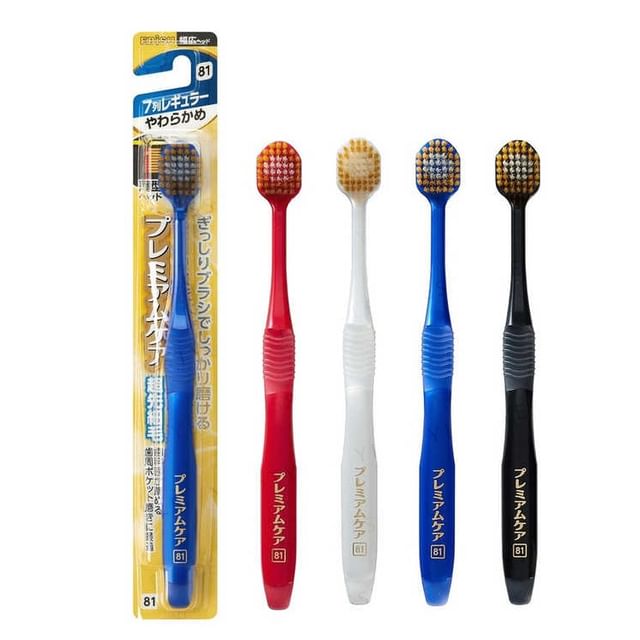 EBISU-Premium Care Toothbrush 7 Row Regular Soft No81
