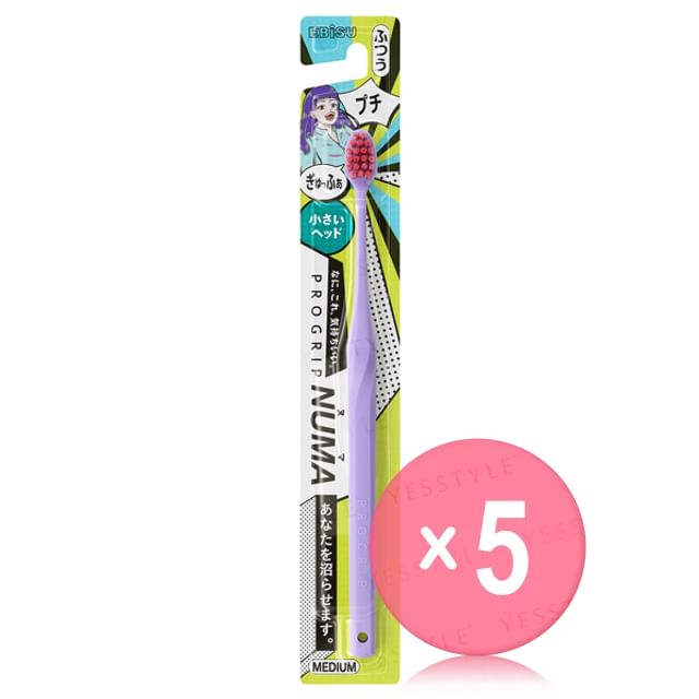 EBISU-Progrip NUMA Petite Toothbrush 5pcs Bundle Set