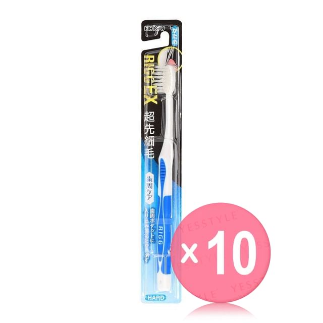 EBISU-Rigg EX Toothbrush 10pcs Bundle Set