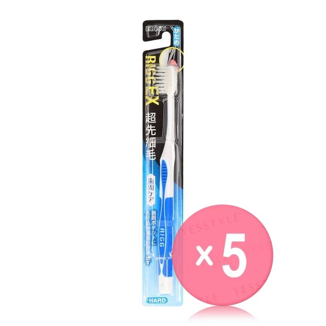 EBISU-Rigg EX Toothbrush 5pcs Bundle Set