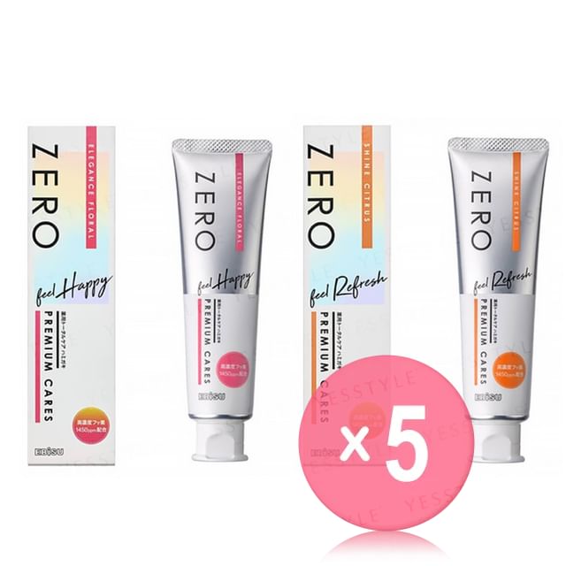EBISU-Zero Premium Cares Toothpaste 5pcs Bundle Set