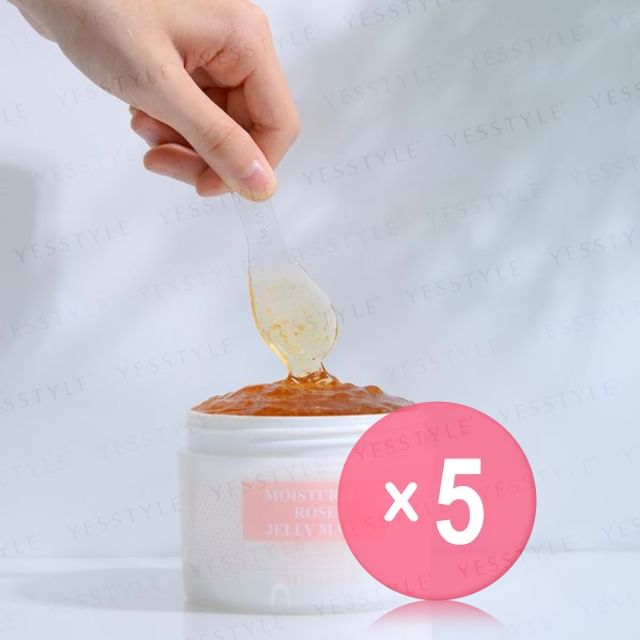 EILEEN GRACE-Perfectly Moisturize Rose Jelly Mask 5pcs Bundle Set