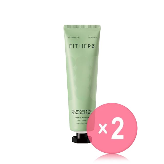 EITHER-Papha One Shot Cleansing Balm 2pcs Bundle Set