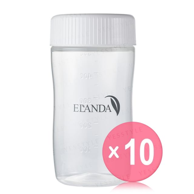 Elanda-Shaker Bottle White For 500ml 10pcs Bundle Set