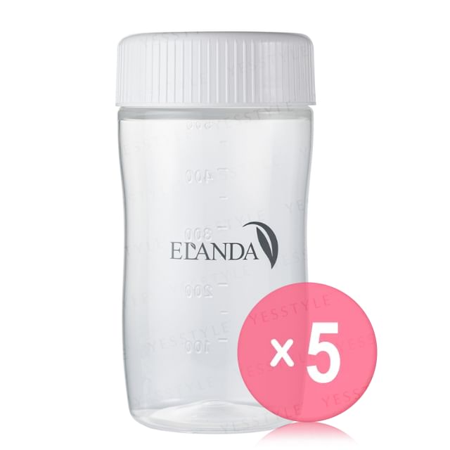 Elanda-Shaker Bottle White For 500ml 5pcs Bundle Set