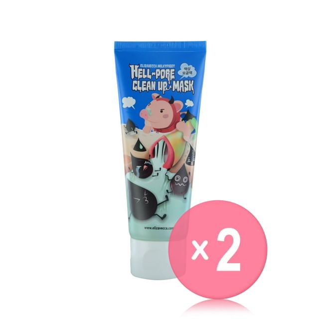 Elizavecca-Hell Pore Clean Up Mask 100ml 2pcs Bundle Set